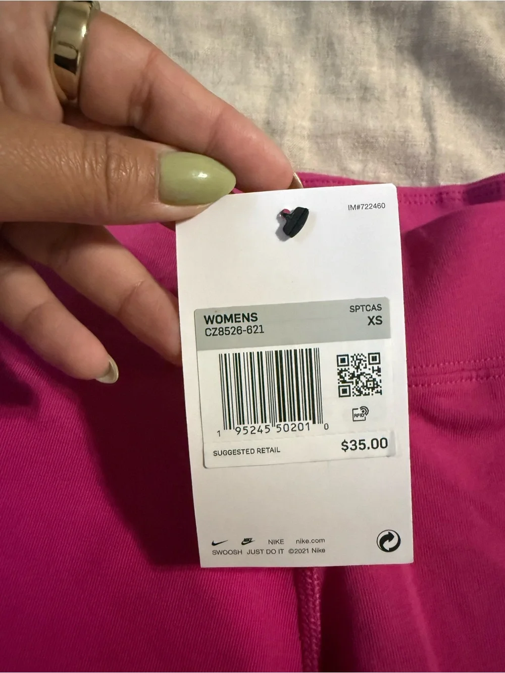 Nike Tight Fit Mid Rise Short Length